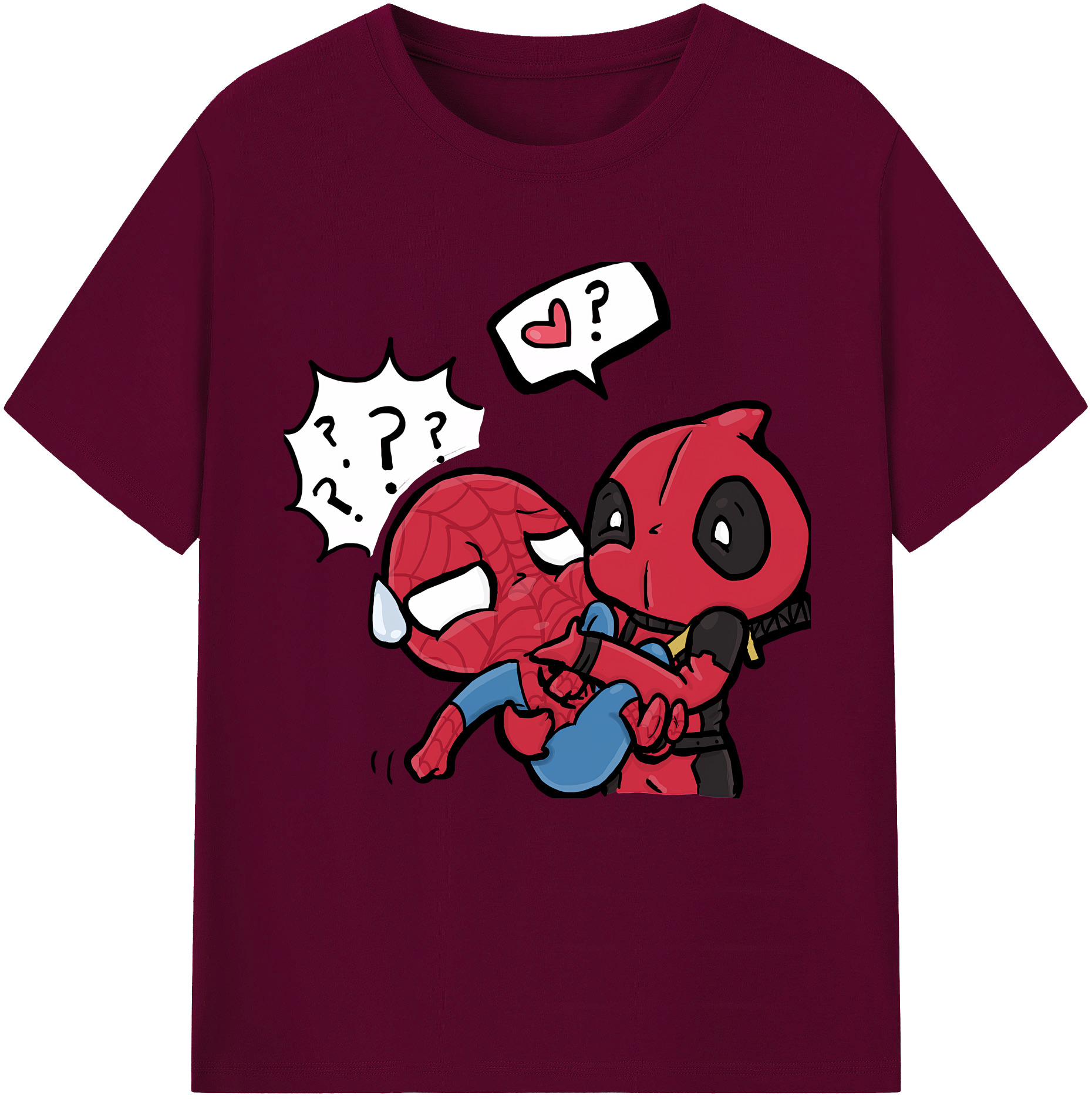 （画像用） Deadpool デッドプール レディースカジュアルプリントTシャツ（綿100％）
